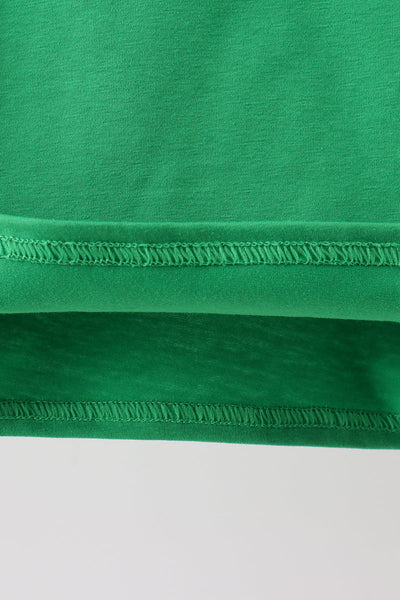 Forest Christmas tree embroidery top