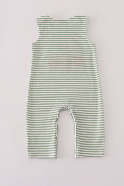 Green turkey french knot stripe jonjon