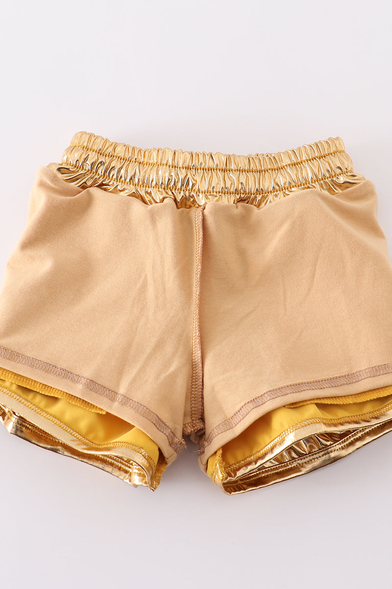Yellow laser shorts