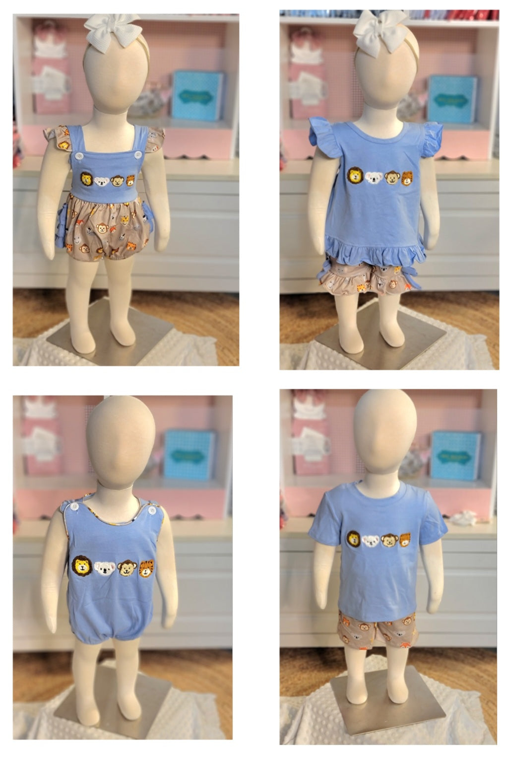 French Knot Zoo - Sibling Set