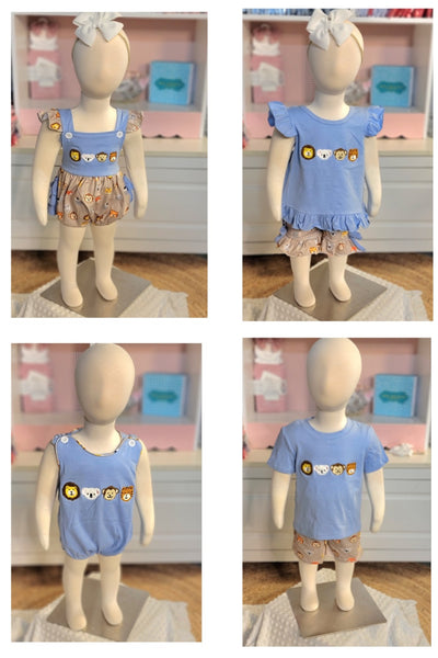 French Knot Zoo - Sibling Set
