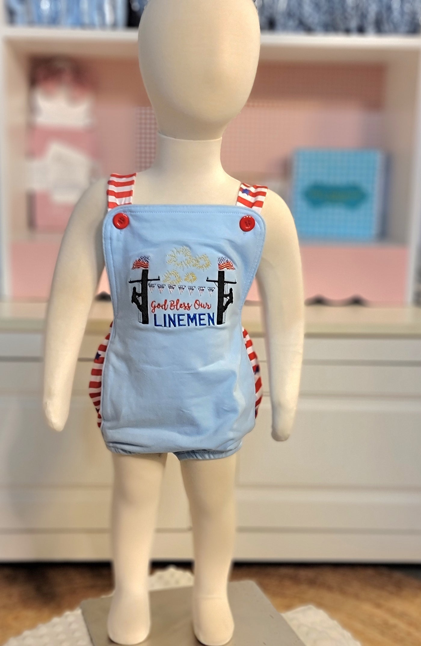 God Bless Linemen - Sibling Set