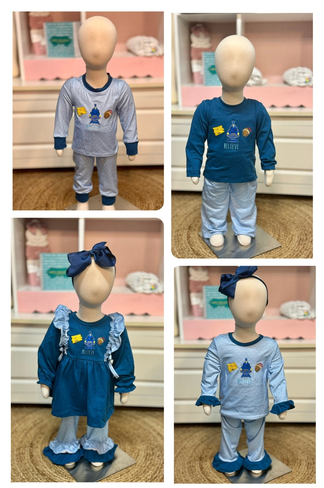 Believe Knit Sets Sibling Set