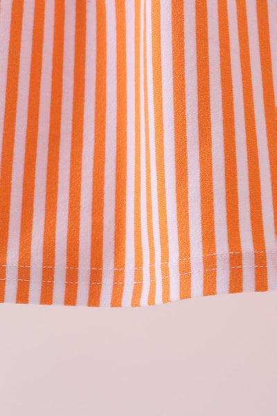 Premium orange Tennessee puppy applique dress