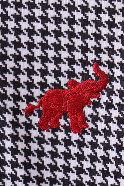 Premium Black Alabama elephant embroidery vest