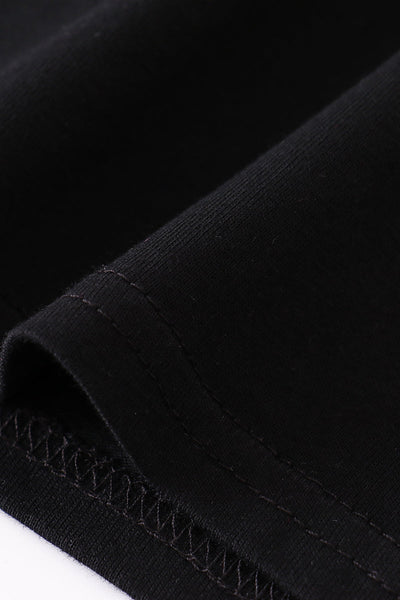 Premium Black basic T-shirt Kids and adult
