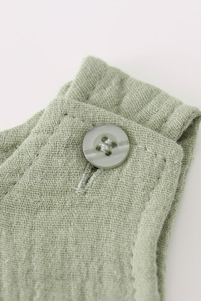 Premium Sage muslin boy bubble