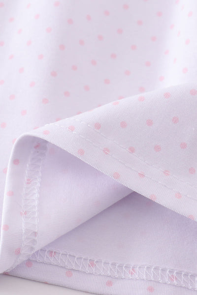 Premium Pink bunny bow dress
