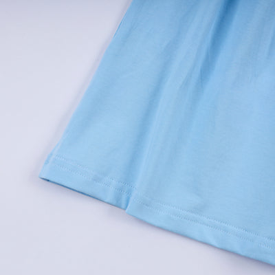 Blue nativity hand smocked dress