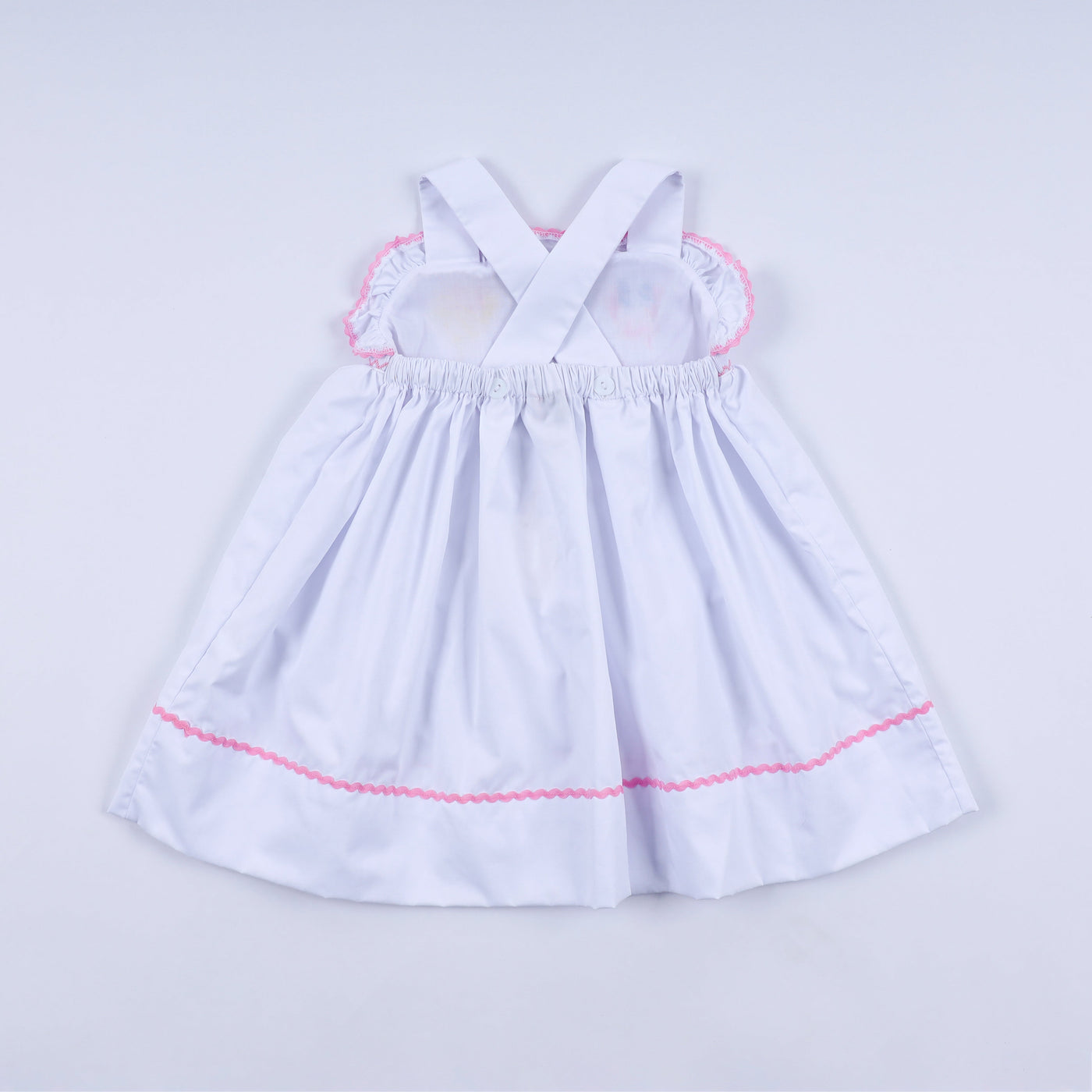 White character ruffle dress
