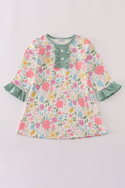 Floral print dress