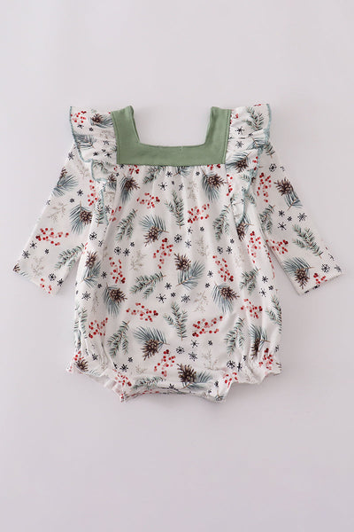 Sage ruffle bubble