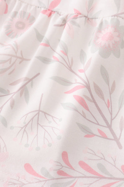 Pink blush meadow smocked mom&me dress