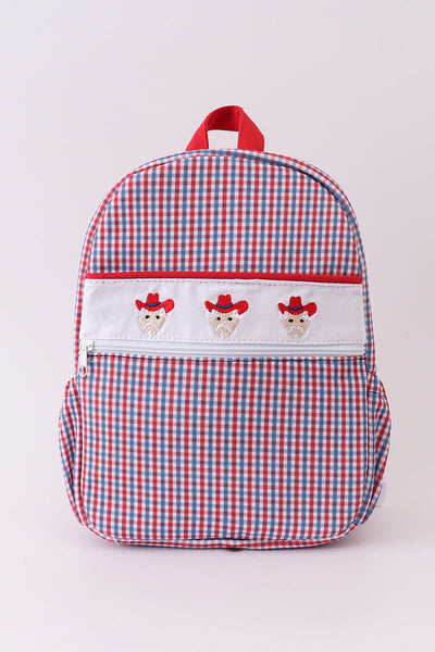 Ole Miss embroidery boy schoolbag