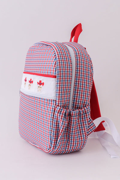 Ole Miss embroidery boy schoolbag