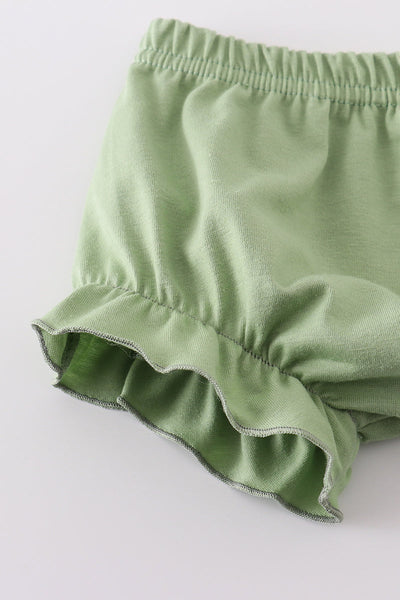 Green garden rose bloomer set