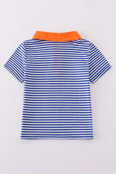 Blue stripe Florida Gators embroider button down shirt