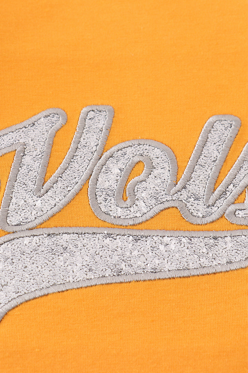 Orange tennessee vlos glitter dress