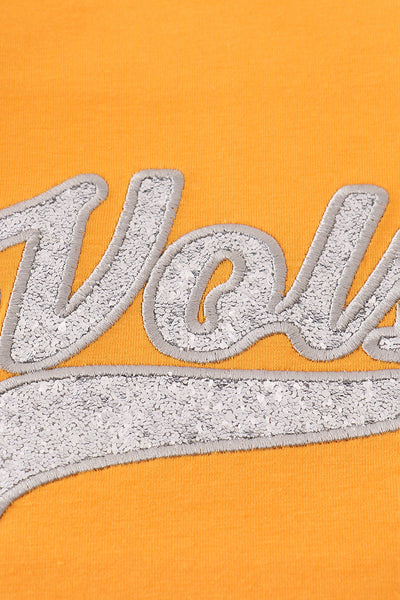 Orange tennessee vlos glitter dress