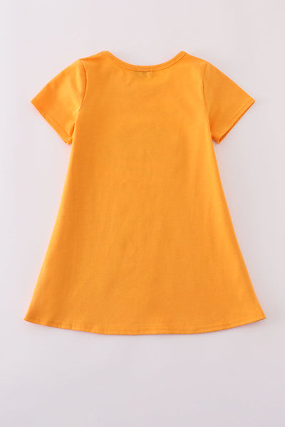Orange tennessee vlos glitter dress