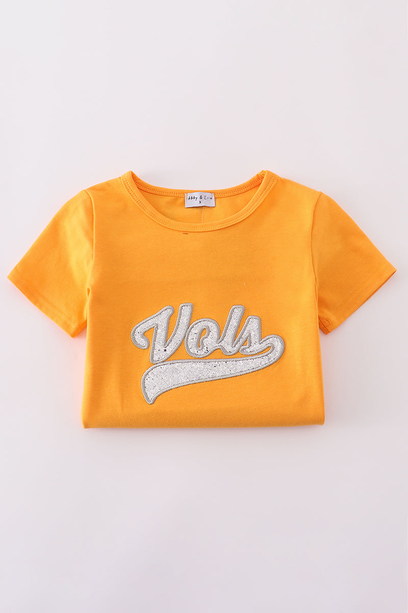 Orange tennessee vlos glitter dress