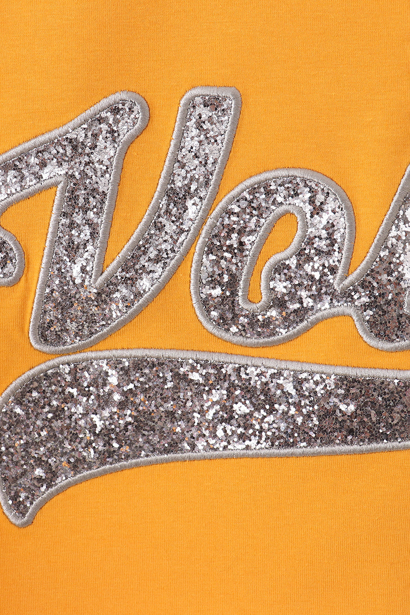 Orange tennessee vlos glitter dress
