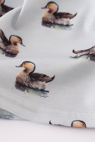 Duck print bloomer set