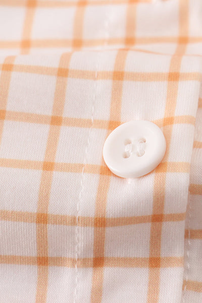 Cream sweet as pie french knot button down shirt