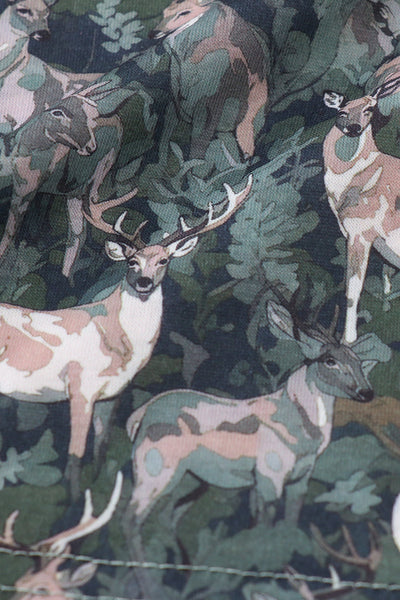 Camouflage hunting deer pajama set