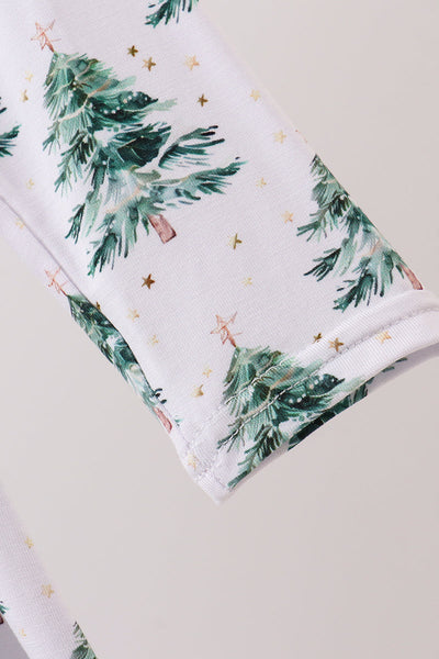 Green christmas tree bamboo dress
